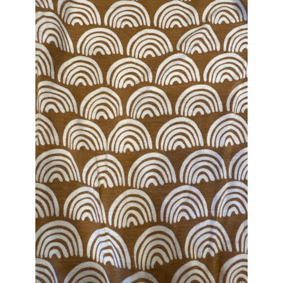 Little Sleepies Rust Rainbows Bamboo Zippy Romper EUC Size 0-3 months - Picture 2 of 5